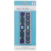 Wholesale - 2pc PRINTED NAIL BUFFER BLOCKS C/P 72, UPC: 769898767333